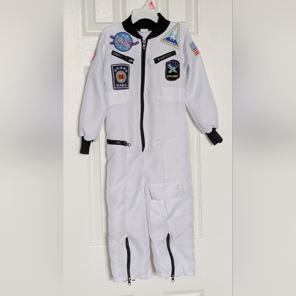 Unisex Kids' (Size Small) 1-Piece Astronaut/Space Suit/Costume/Jumpsuit/Uniform
